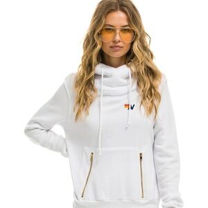 Aviator Nation White Ninja Hoodie